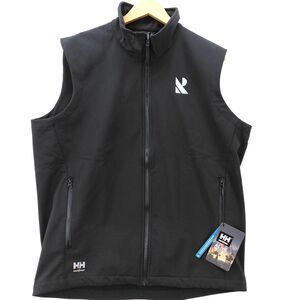 NEW Helly Hansen Workwear Vest Mens Large Black Manchester 2.0 Crew Softshell
